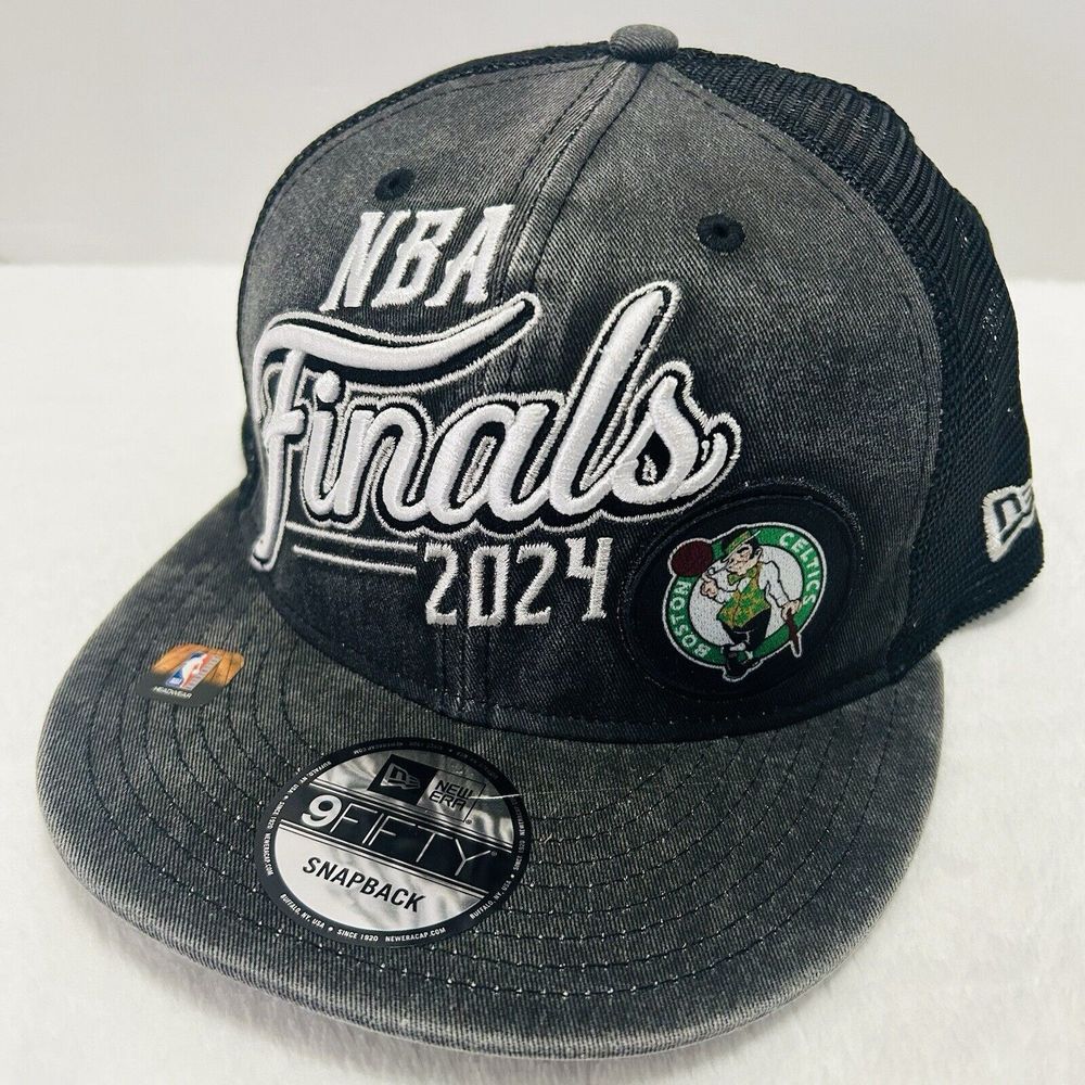 New Era Boston Celtics NBA Finals Locker Room 9FIFTY Snapback Hat Adjustable